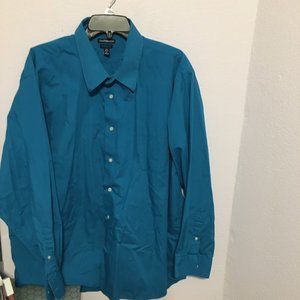 Turquoise blue Class fit XXL button down shirt 19